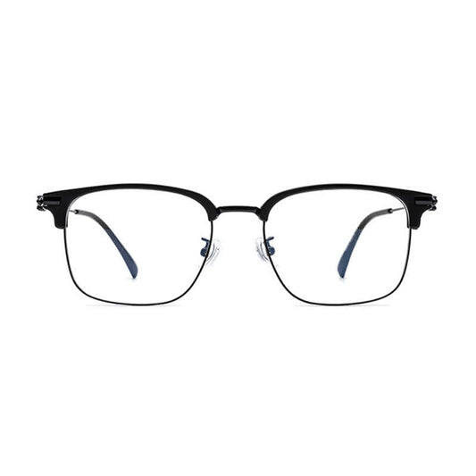 Spykay™ EG26924 Retro Gothic Cross Unisex Square Frame Anti-blue Light Browline Glasses