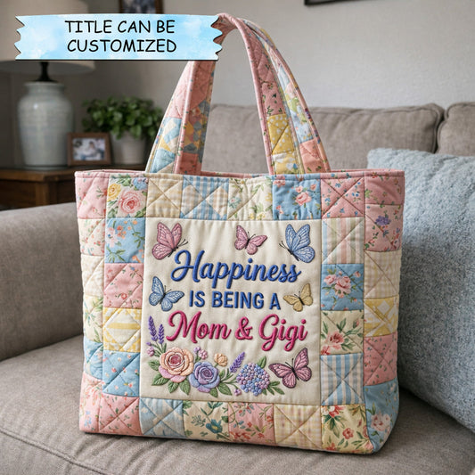 Floral Love Quilted Tote Bag QTCUZ GFTOHD14567