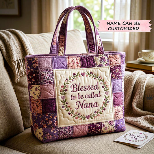 Best Mom Ever Quilted Tote Bag QTCUZ GFTOMA10537