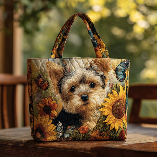 Yorkshire Terrier Quilted Tote Bag GFTOMA3186