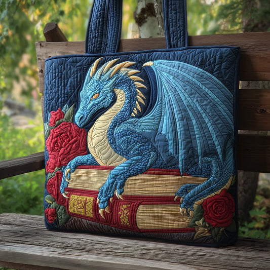 Blue Dragon Quilted Tote Bag GFTONL5752