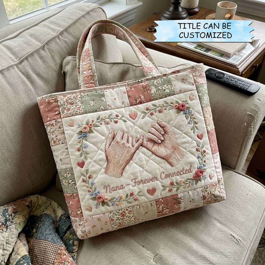 Pure Love Quilted Tote Bag QTCUZ GFTOQA2373