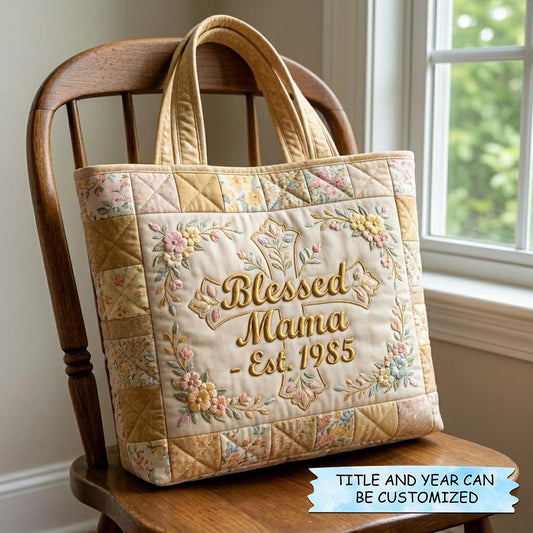 Heart Bound Quilted Tote Bag QTCUZ GFTOQA2376
