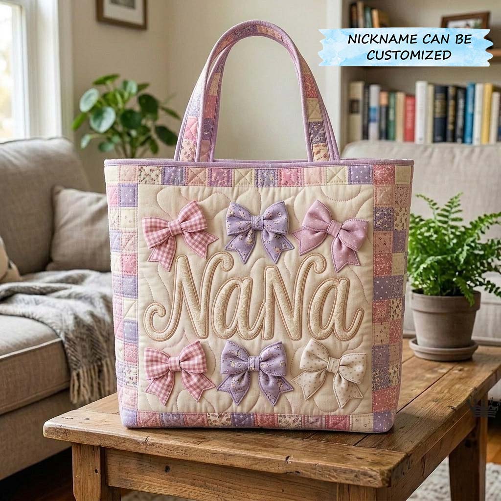 Serene Mama Quilted Tote Bag QTCUZ GFTOQA2377