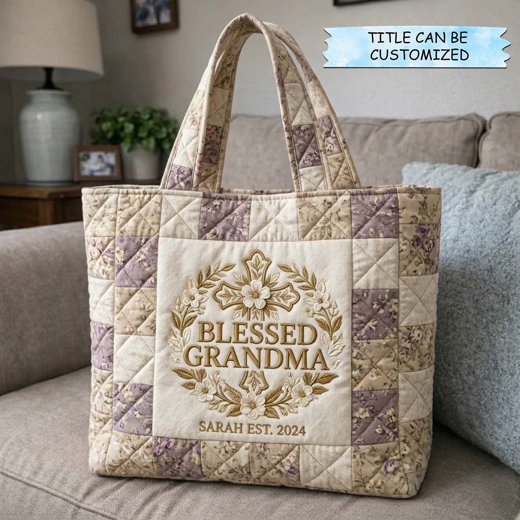 Serene Mama Quilted Tote Bag QTCUZ GFTOQA2380