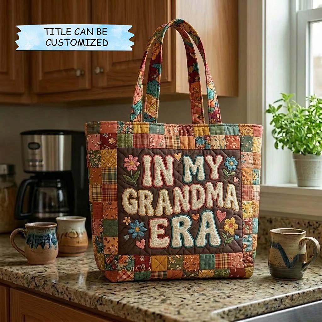 Eternal Glow Quilted Tote Bag QTCUZ GFTOQA2382