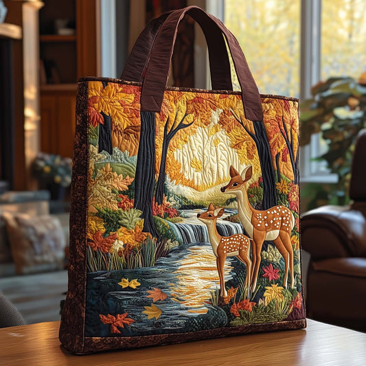 Autumn Whisper Quilted Tote Bag GFTOQA919