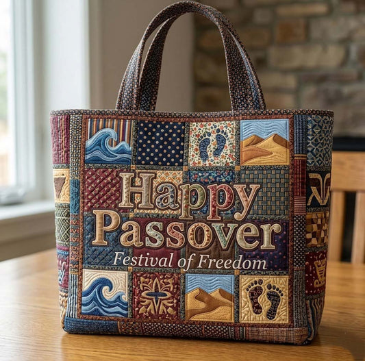 Passover Heritage Quilted Tote Bag GFTOTG3762