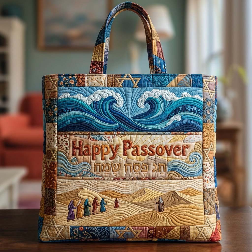 Passover Heritage Quilted Tote Bag GFTOTG3769
