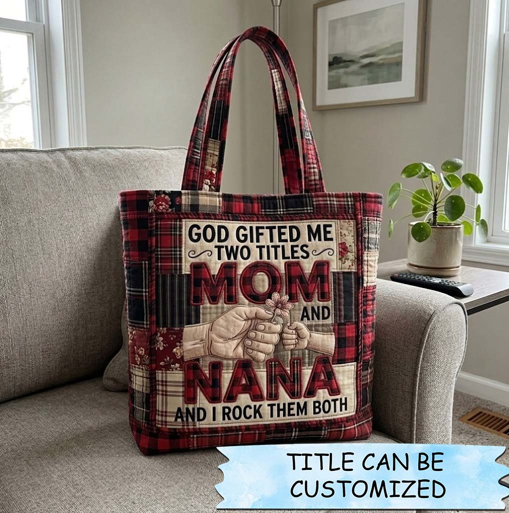 Maternal Bond Quilted Tote Bag QTCUZ GFTOTG3806