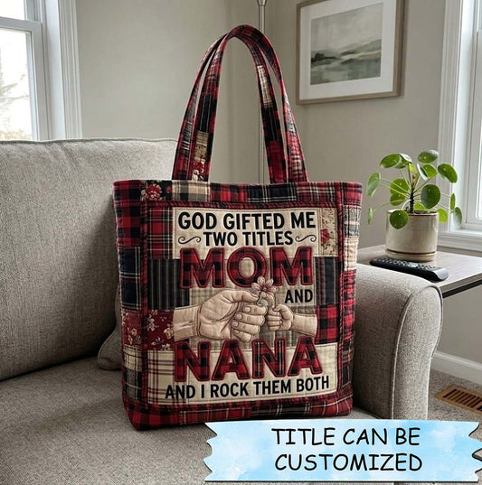 Maternal Bond Quilted Tote Bag QTCUZ GFTOTG3806