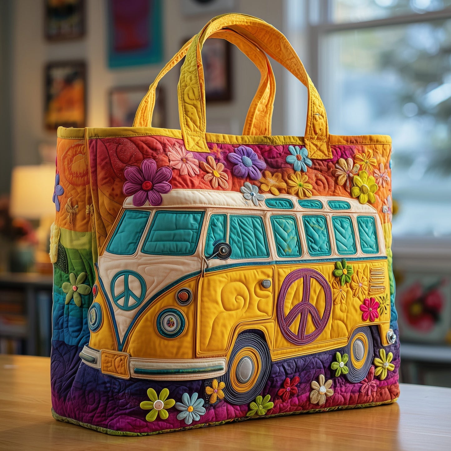 Adventure Awaits Quilted Tote Bag GFTOTP10055