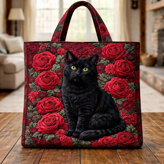 Gentle Purr Quilted Tote Bag GFTOYC3130