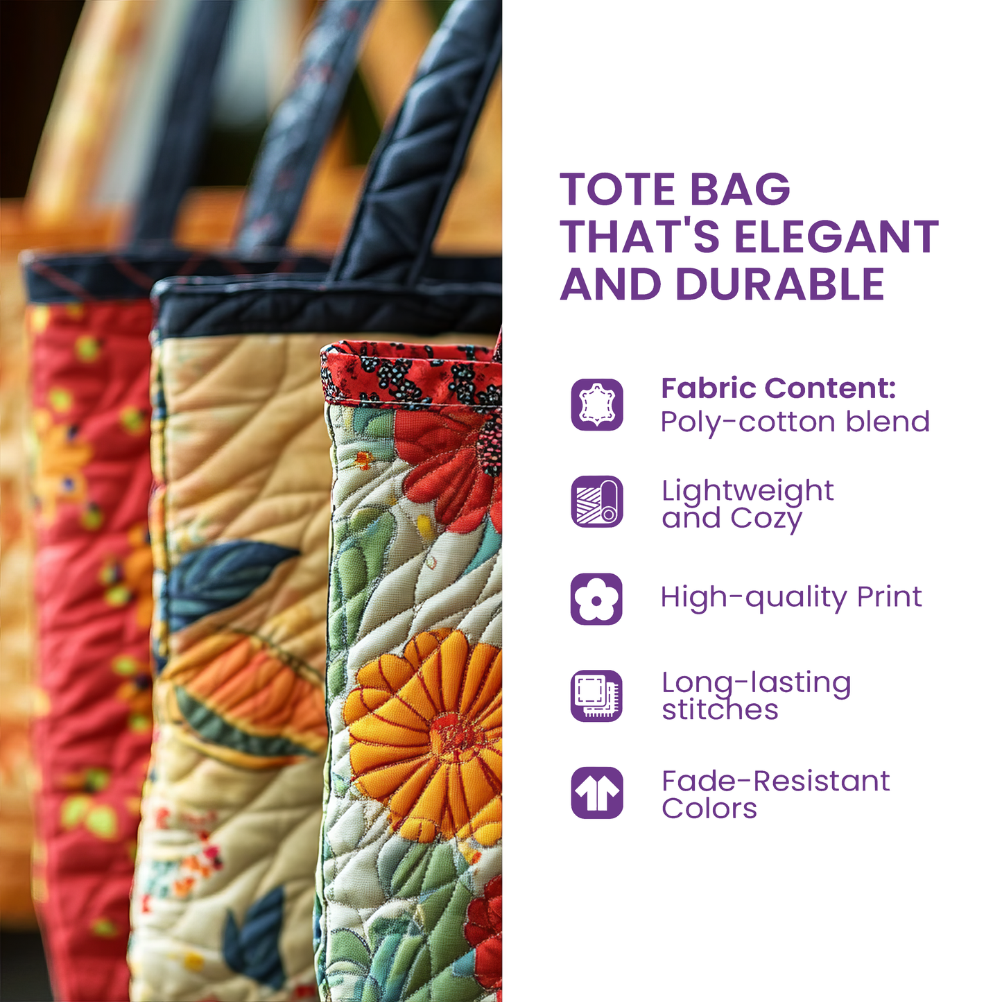 Maternal Bond Quilted Tote Bag QTCUZ GFTOTG3807